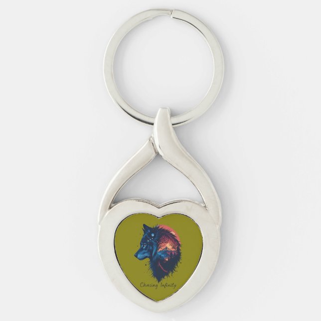 Chasing Infinity keychain (Front)