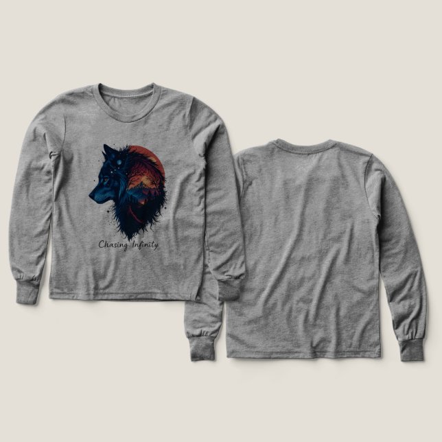  Chasing Infinity Tri-Blend Shirts (Design Front & Back)