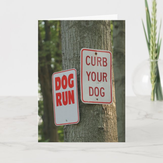 Chasing My Tail Card (Front)