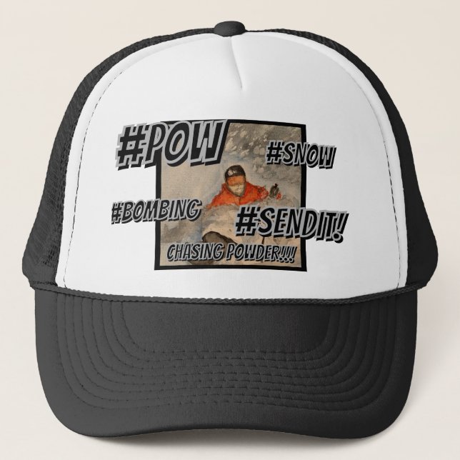 Chasing Powder Hashtag Hat (Front)