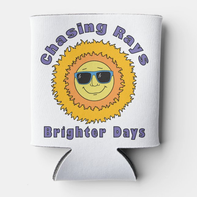 Chasing Rays  Can Cooler (Front)