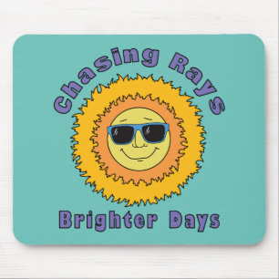 Chasing Rays Mouse Pad