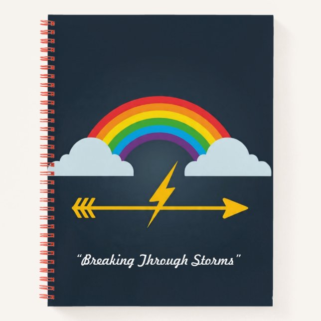 "Chasing Silver Linings" Notebook (Front)