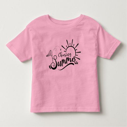 Chasing summer toddler t_shirt