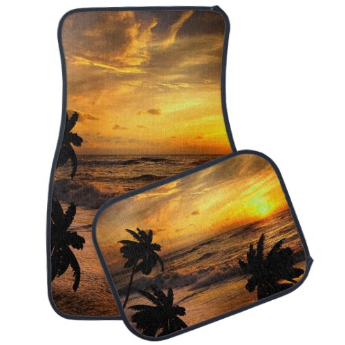 CHASING SUNSETS OCEAN SCENERY NATURE   CAR FLOOR MAT