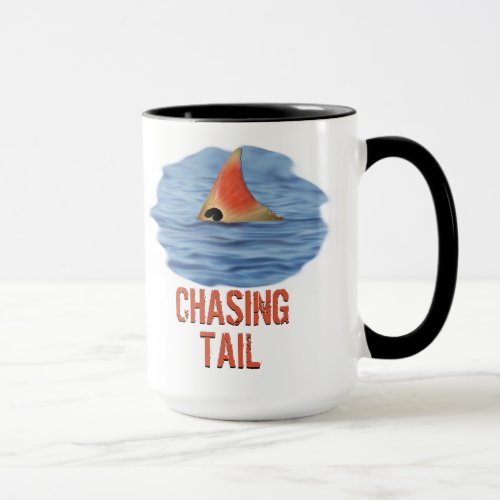 Chasing Tail Redfish Fishing Mug