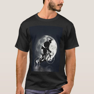 Chasing the Moon - Mountain Biker T-Shirt