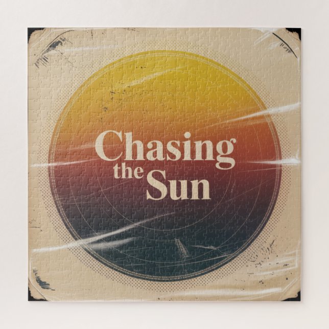 Chasing The Sun Jigsaw Puzzle (Vertical)