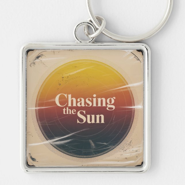 Chasing The Sun Keychain (Front)