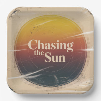 Chasing The Sun Paper Plates