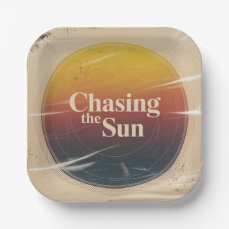 Chasing The Sun Paper Plates