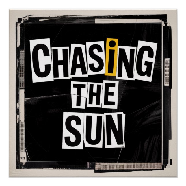 Chasing The Sun Poster (Front)