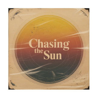 Chasing The Sun Wood Wall Art