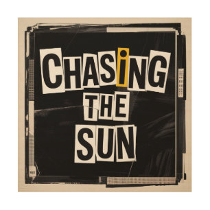 Chasing The Sun Wood Wall Art