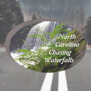 Chasing Waterfalls North Carolina Mountains Photo Car Magnet