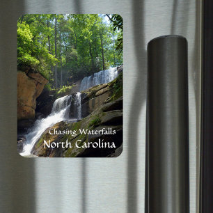 Chasing Waterfalls North Carolina Mountains Photo Magnet