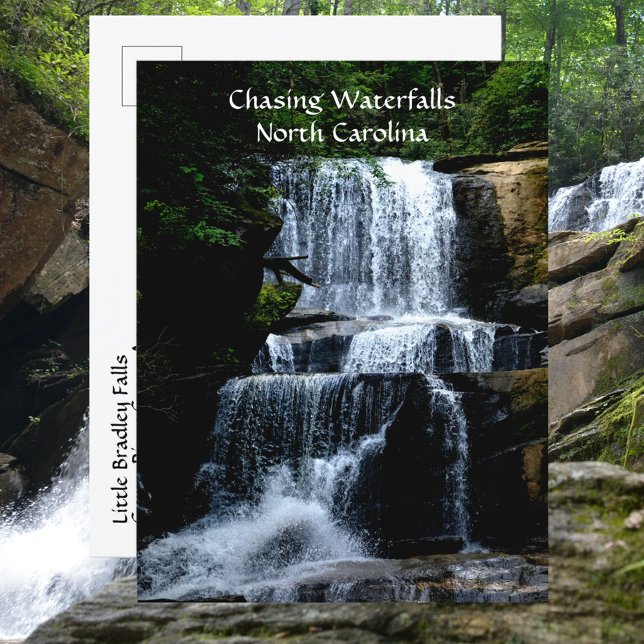 Chasing Waterfalls North Carolina Mountains Photo Postcard (Creator Uploaded)