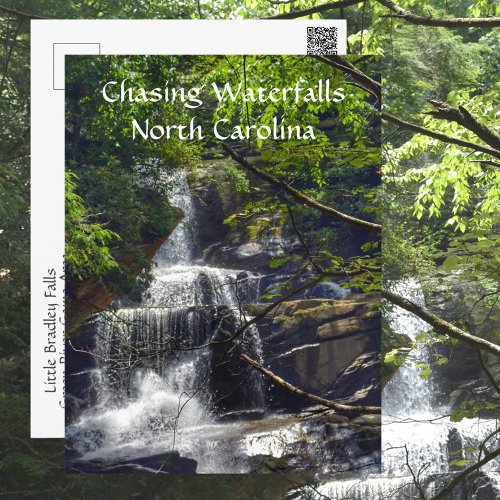 Chasing Waterfalls North Carolina Mountains Photo Postcard