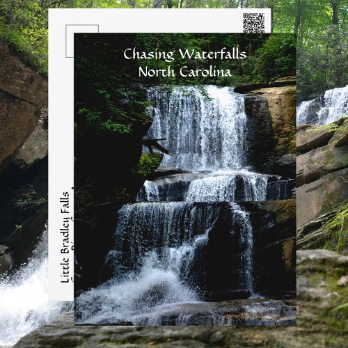 Chasing Waterfalls North Carolina Mountains Photo Postcard