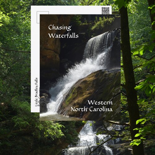 Chasing Waterfalls Western North Carolina Photo Postcard