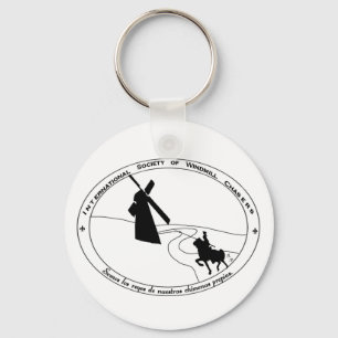Chasing Windmills Keychain