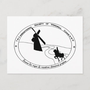 Chasing Windmills Postcard