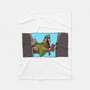 Chasm Emperor X27 S New Groove Clic  Fleece Blanket