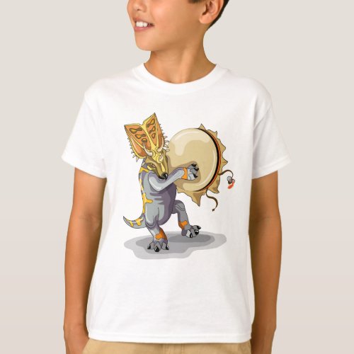 Chasmosaurus Dancing A Shaman Ritual T_Shirt