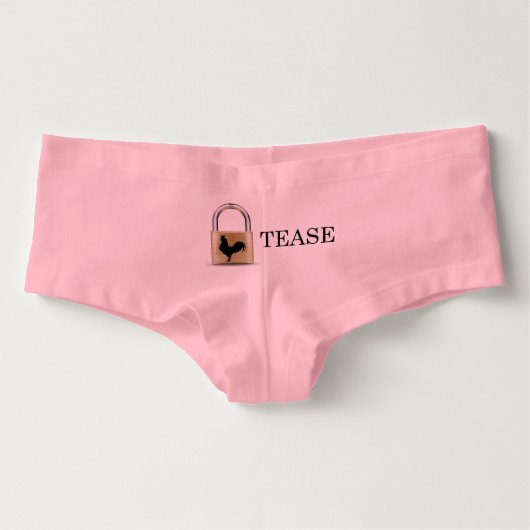 Chastity Lock Tease Panties (Front)