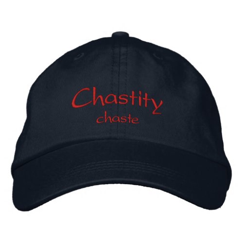 Chastity Name Cap  Hat