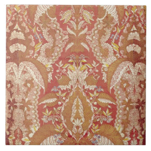 Chasuble, lace patterned silk, French, c.1720 Tile