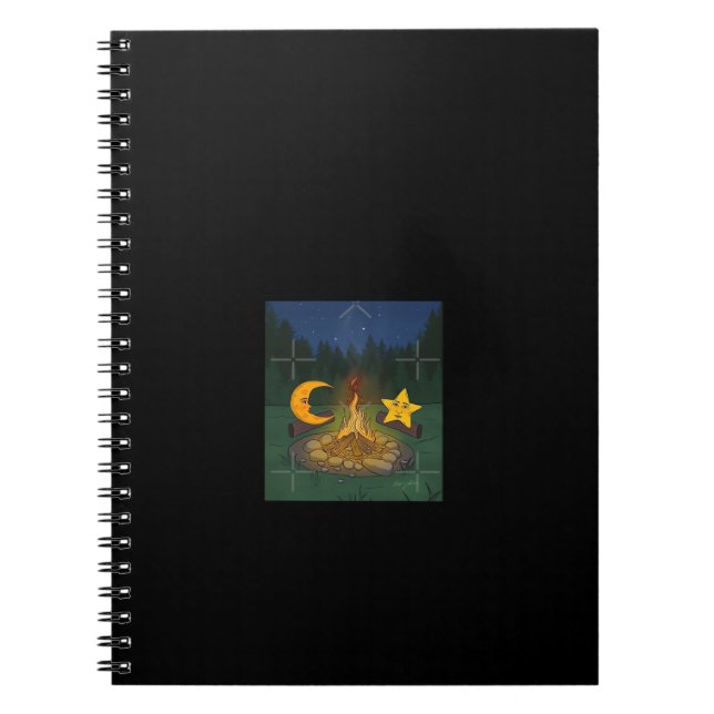 Chat Between The Moon Graphic Notebook (Front)