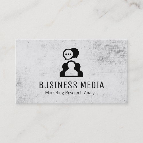 Chat Bubbles  Group Business Card