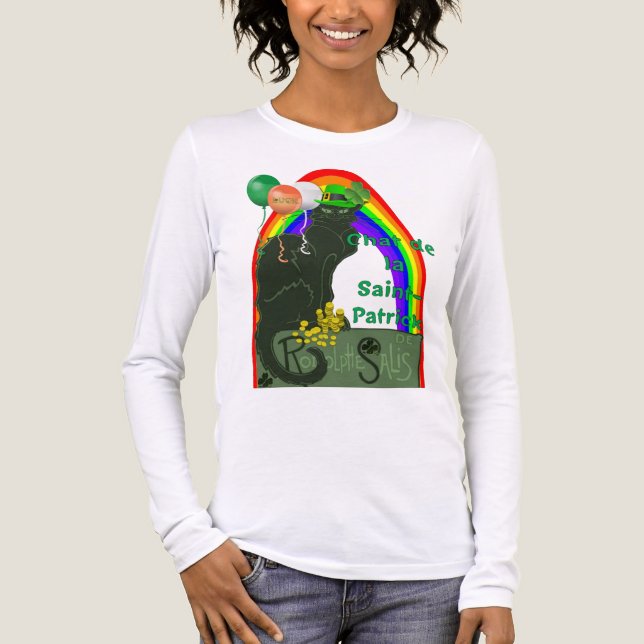 Chat De La St Patrick  Tri-Blend Shirt (Front)
