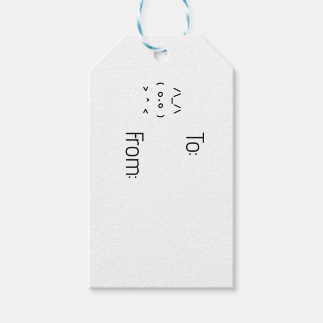 Chat GPT AI Gift tag (Front)