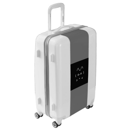 Chat GPT AI Suitcase GreyBlack
