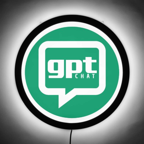 Chat GPT Illuminated Sign