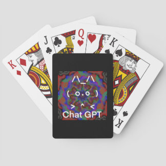 Chat GPT Next-Gen Playing Cards Black