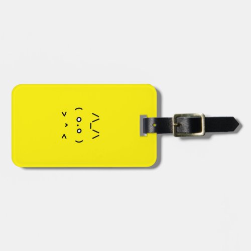 Chat GPT The Traveling Tech Luggage Tag Yellow