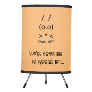 Chat GPT Tripod Lamp - Google that