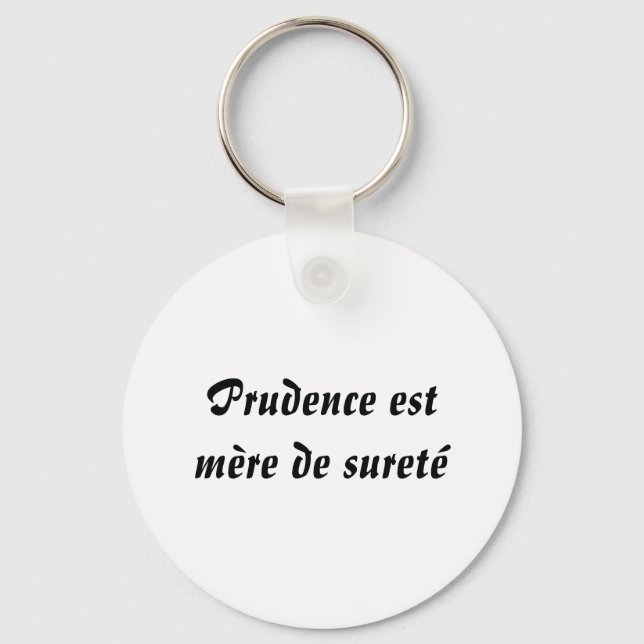 Chat Motard Keychain (Back)