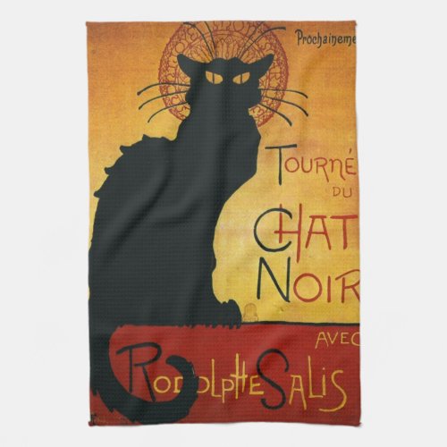 Chat Noir _ Black Cat Kitchen Towel