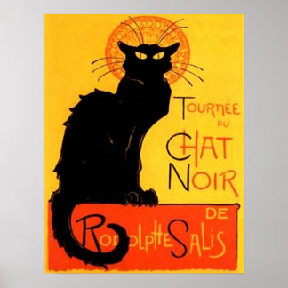 Chat Noir...Black Cat Poster