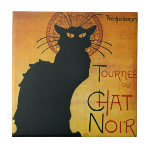 Chat Noir - Black Cat Tile
