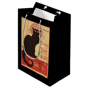 Chat Noir Cabaret Troupe Black Cat Promo Poster Medium Gift Bag