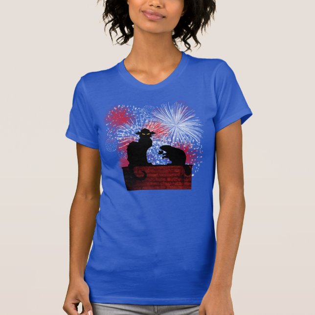 Chat Noir Canada Day T-Shirt (Front)