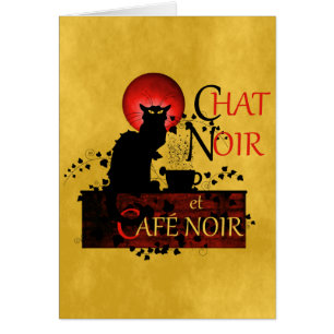 Chat Noir et Café Noir Cards