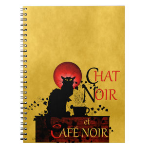 Chat Noir et Café Noir Notebook