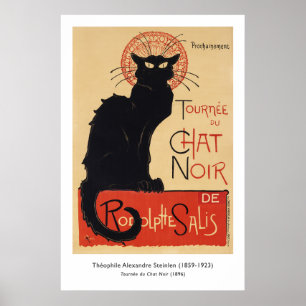 "Chat Noir" Poster   Steinlen 1896 Art Nouveau