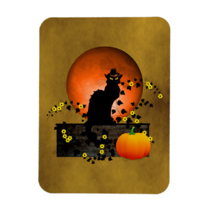 Chat Noir Thanksgiving Magnet